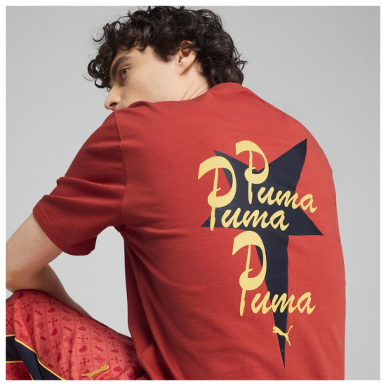 Puma Ανδρική κοντομάνικη μπλούζα Wardrobe Ess Road to Unity Graphic Tee